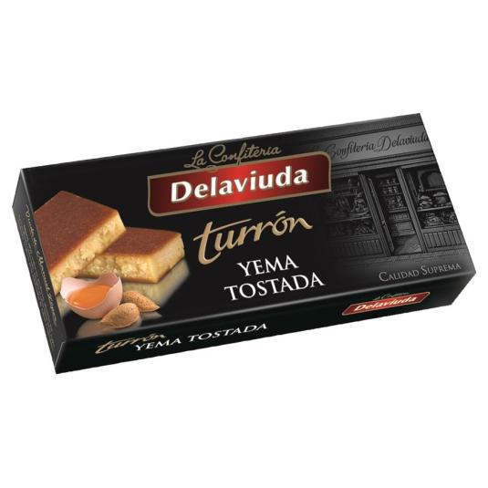 TURRON YEMA TOSTADA, 250G DELAVIUDA