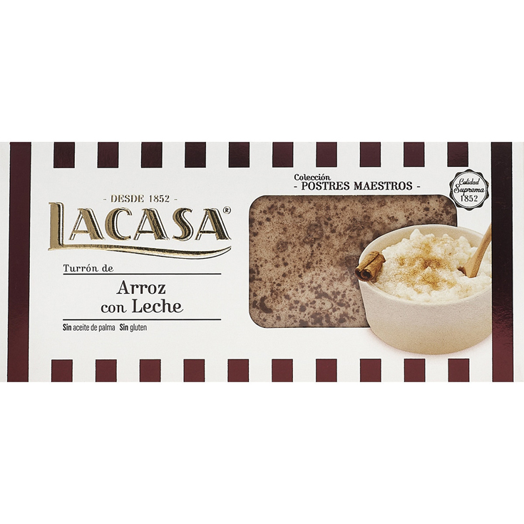 PRALINE DE ARROZ CON LECHE, 225G LACASA