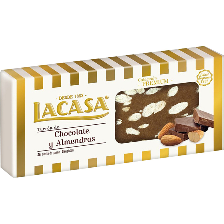 PRALINE CHOCOLATE CON ALMENDRA, 250G LACASA