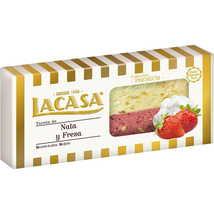 PRALINE DE NATA FRESA, 250G LACASA