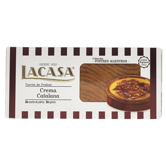 TURRON DE CREMA CATALANA, 225G LACASA