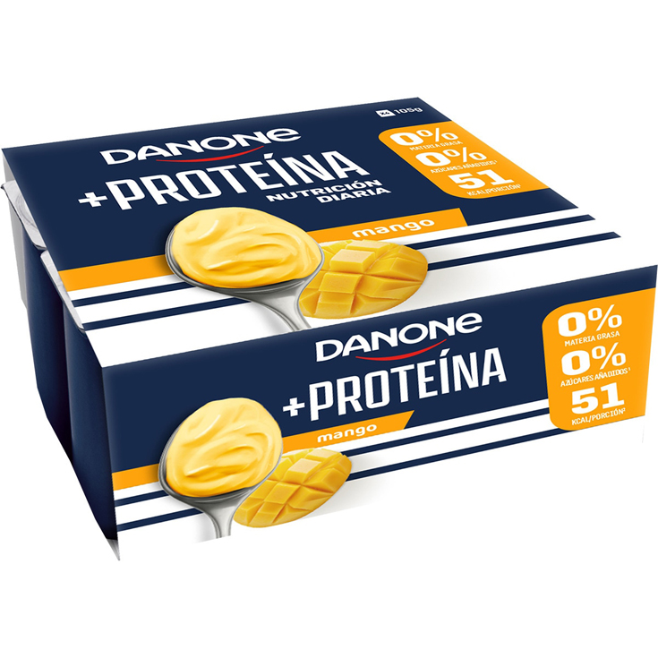 DANONE PROTEINA MANGO 100G X 4, 400G DANONE