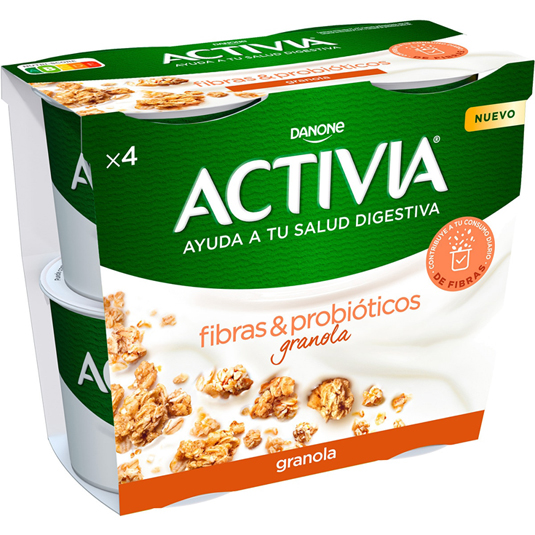 ACTIVIA CEREALES GRANOLA 4 X 115 GR ACTIVIA