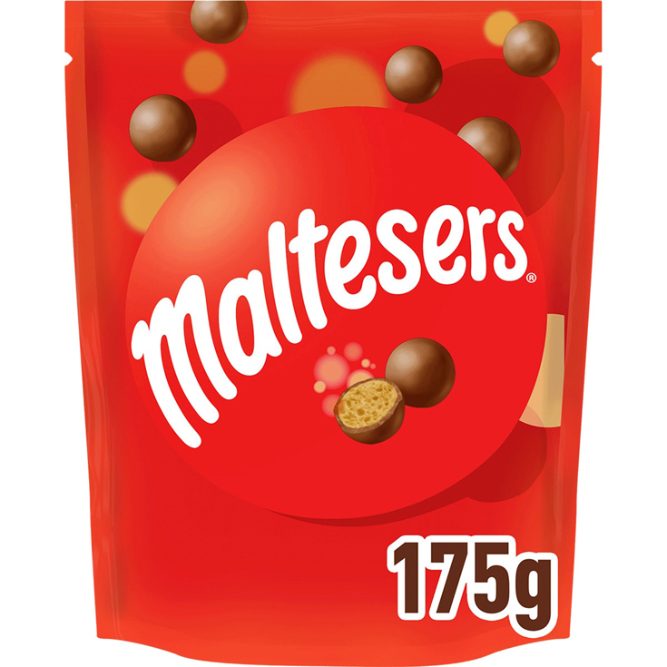 BOLITAS DE CHOCOLATE RELLENAS DE LECHE, 175G MALTESERS