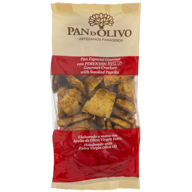 PAN ESPECIAL GOURMET CON PIMENTON, 200G PAN DE OLIVO