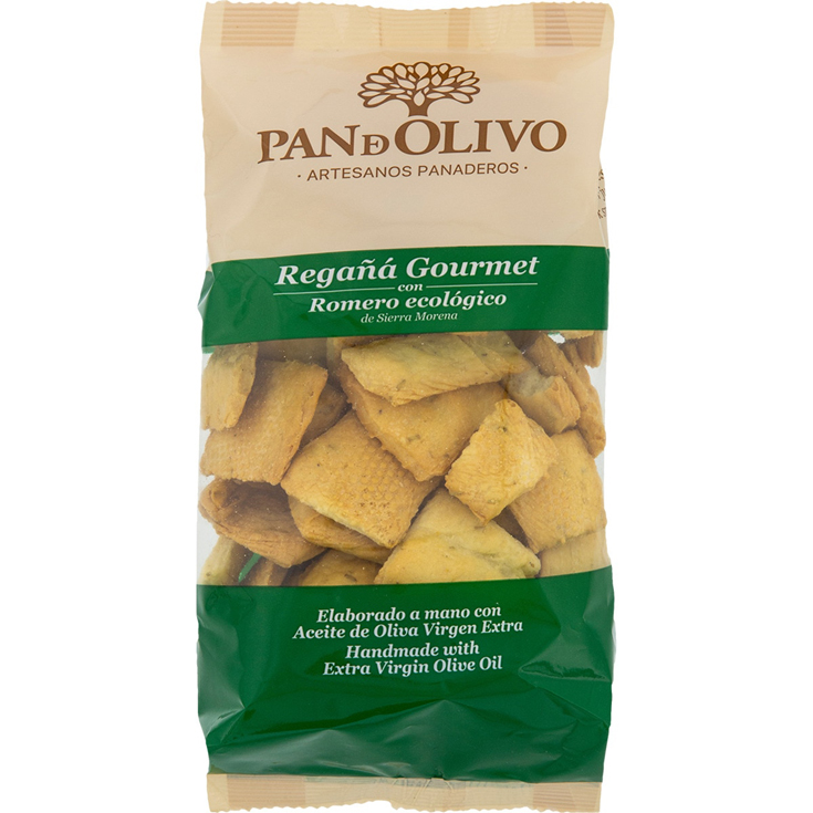 REGAÑADA CON ROMERO , 200GRS PAN DE OLIVO