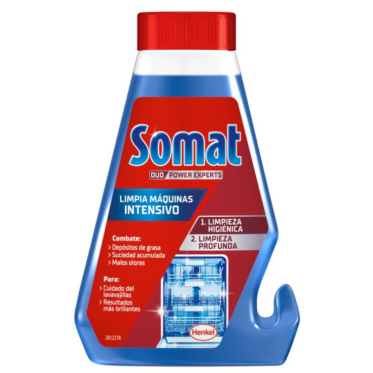 LIMPIA MAQUINAS LAVAVAJILLAS INTENSIVO, 250 ML SOMAT