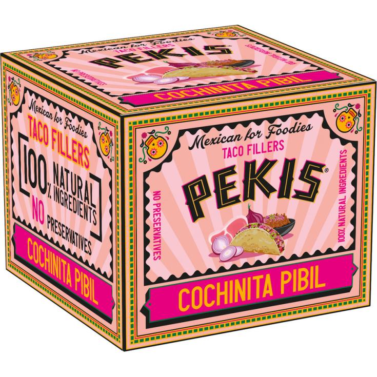 RELLENO TACOS COCHINITA PIBIL, 180G PEKIS