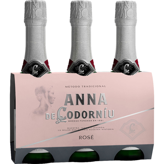 CAVA ANNA CODORNIU PACK 3 ROSE