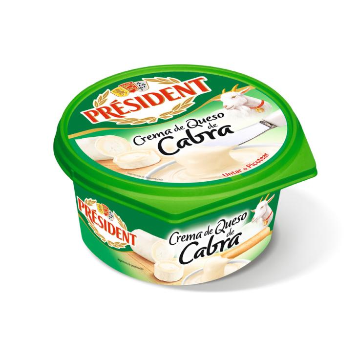 CREMA QUESO CABRA, 125G PRESIDENT