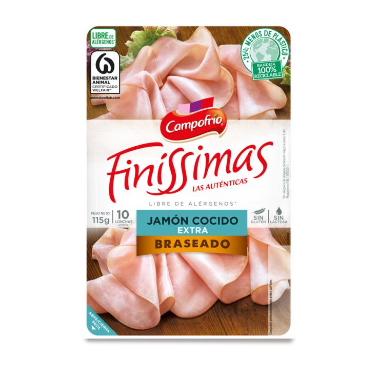 JAMON BRASEADO FINISSIMAS, 115G CAMPOFRIO