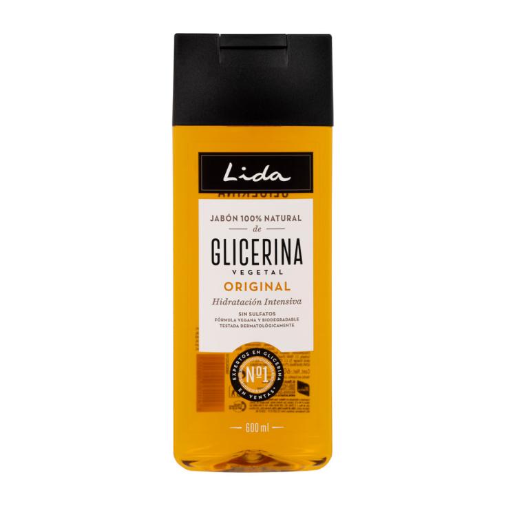 GEL DE DUCHA GLICERINA NATURAL, 600ML LIDA