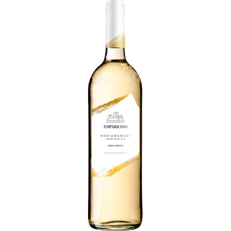 VINO BLANCO SEMIDULCE VERDEJO, 75CL EMPARRADO