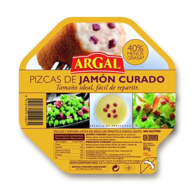 PIZCAS DE JAMON , 80G ARGAL