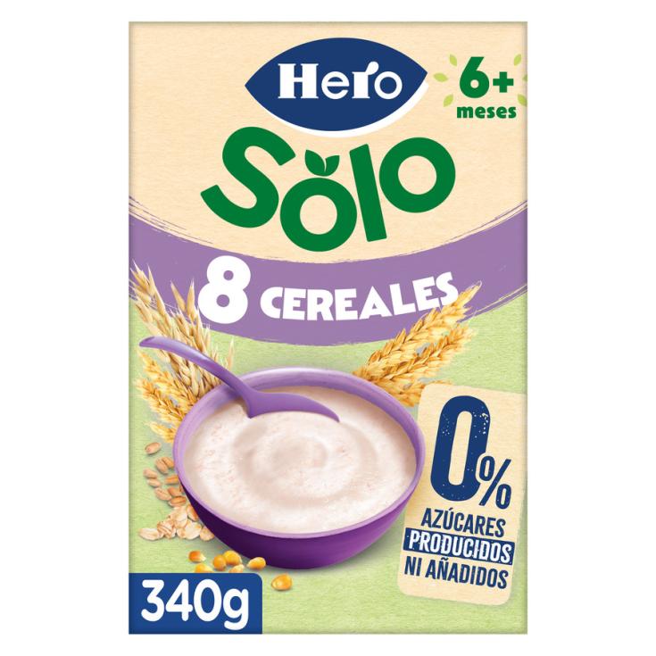 PAPILLA 8 CEREALES, 340GR HERO BABY