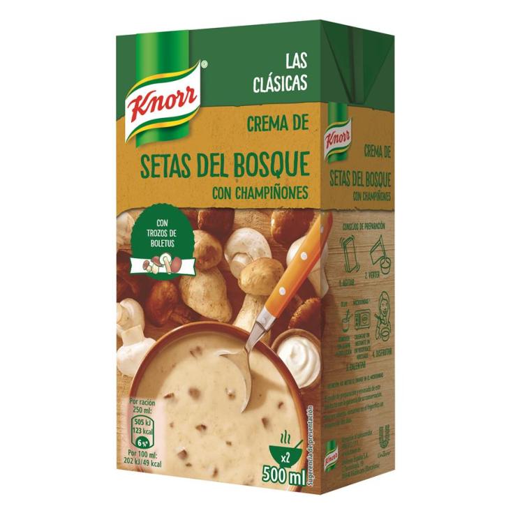 CREMA DE SETAS DEL BOSQUE, 500ML KNORR