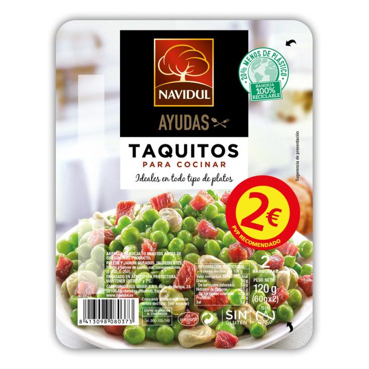 TAQUITOS DE JAMON, 100G NAVIDUL