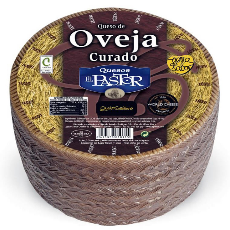 QUESO CURADO OVEJA IGP CASTELLANO, KG EL PASTOR