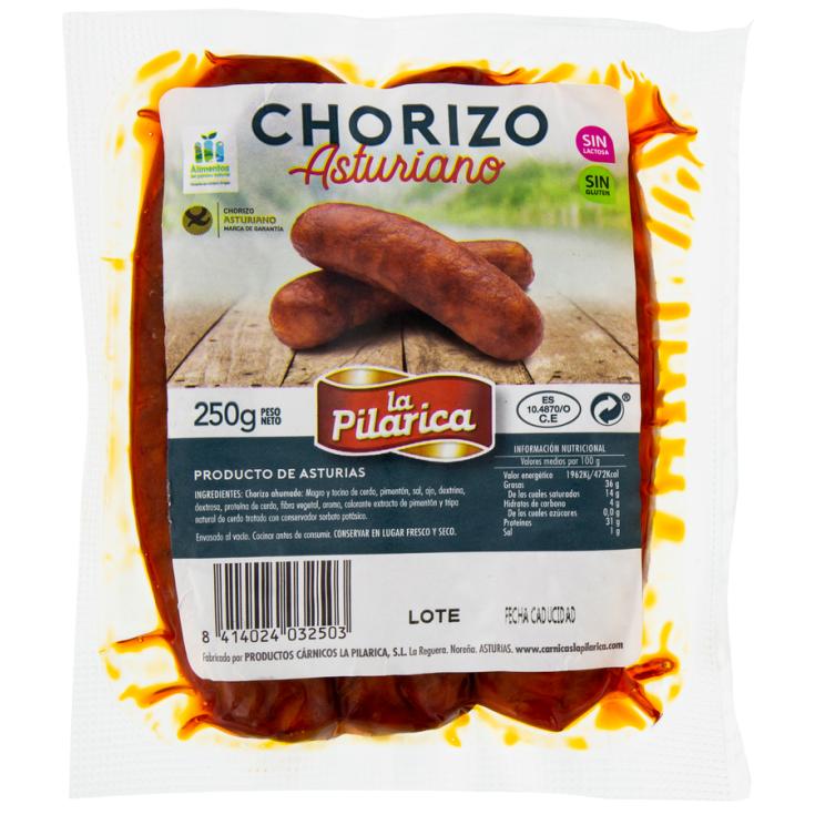 CHORIZO PRIMERA 3 UNIDADES , 250G LA PILARICA