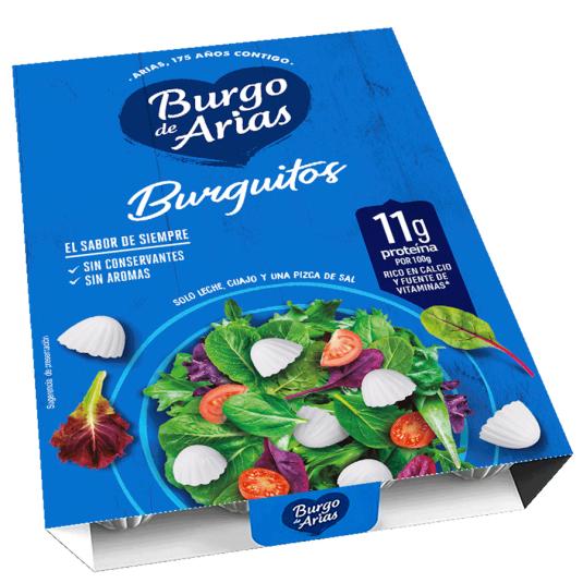 QUESO BURGOS NATURAL , 120G ARIAS
