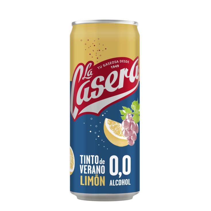 TINTO DE VERANO LIMON SIN ALCOHOL, 330ML LA CASERA