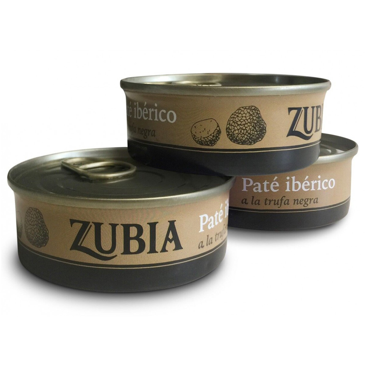 PATE IBERICO TRUFA NEGRA , 80G ZUBIA