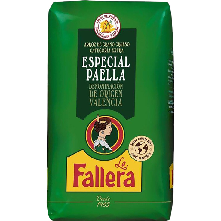 ARROZ ESPECIAL PAELLA D.O. VALENCIA, 1KG LA FALLERA