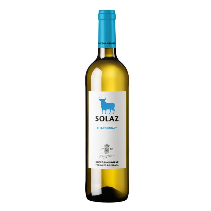 VINO BLANCO CHARD.D.O.T.CASTILLA , 750ML SOLAZ