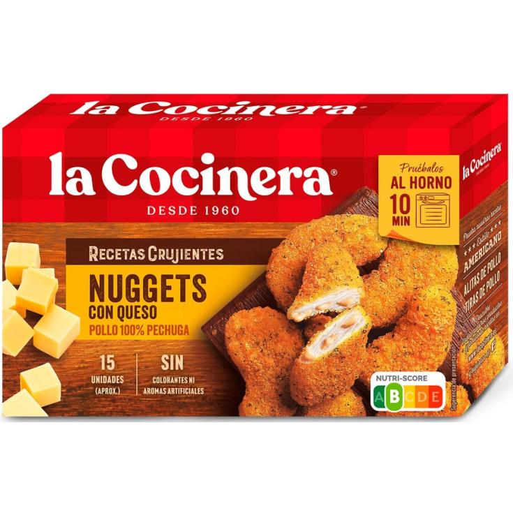 NUGGET POLLO-QUESO ,350 G LA COCINERA