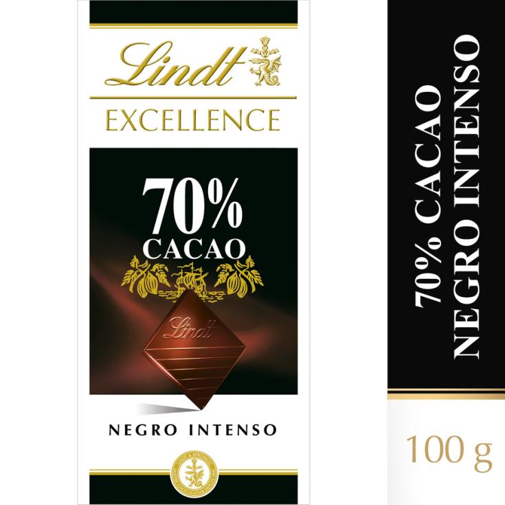 Lindt Chocolate Barra Excellence Intenso Naranja 100 gr
