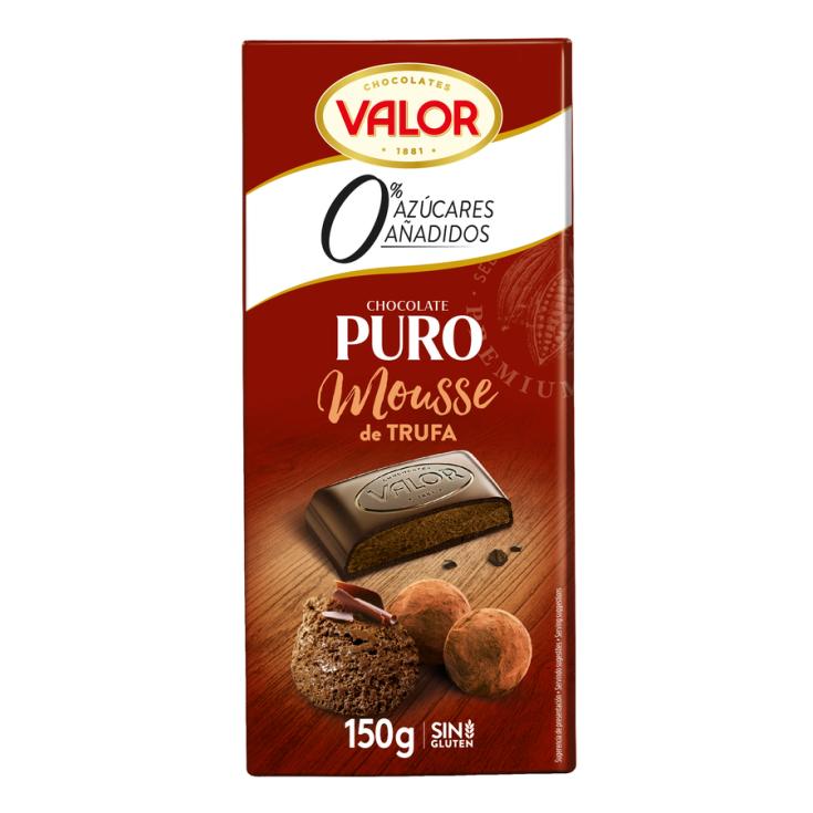 CHOCOLATE PURO MOUSSE TRUFA S/A, 150GR VALOR