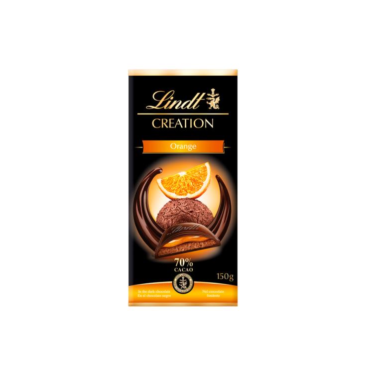 CHOCOLATE CREATION NARANJA 70%, 150GR LINDT