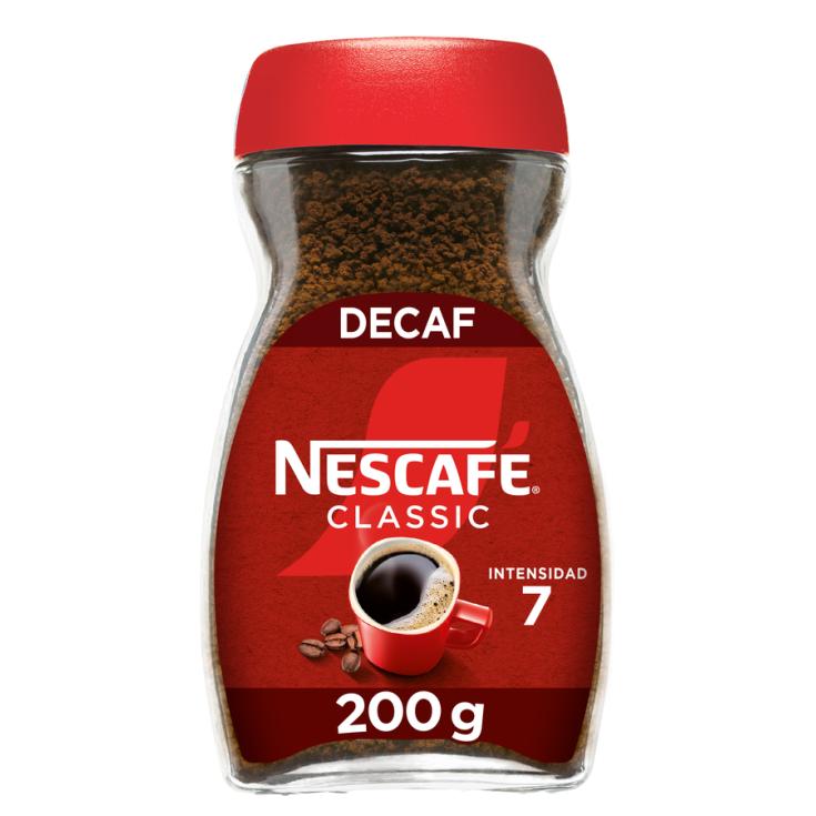 CAFE SOLUBLE DESCAFEINADO, 200GR NESCAFE