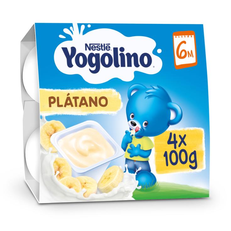 POSTRE LACTEO DE PLATANO, 4X100GR NESTLE YOGOLINO