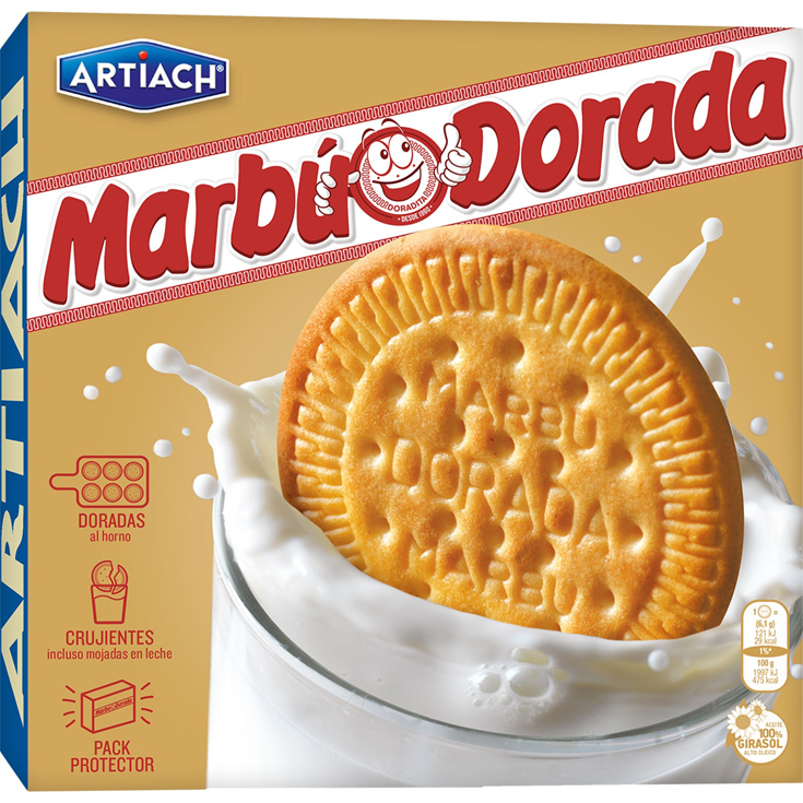 GALLETAS MARBU DORADA, 600G ARTIACH