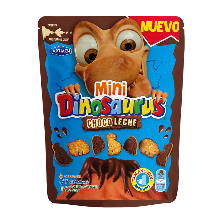 MINI DINOSAURUS CHOCOLECHE, 120G ARTIACH