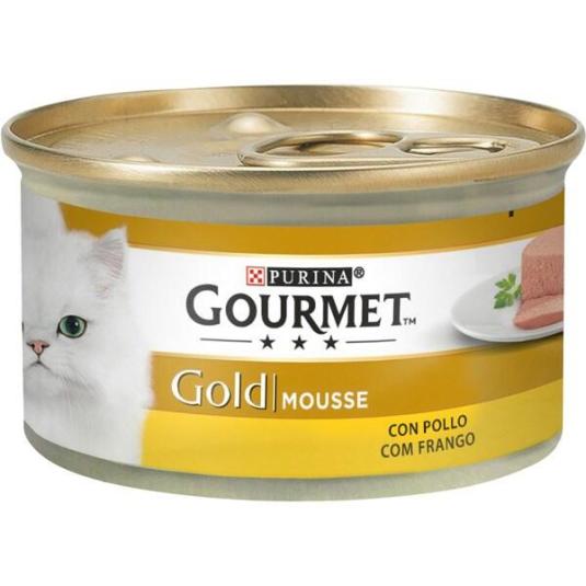GOLD MOUSSE POLLO, 85GR PURINA ONE