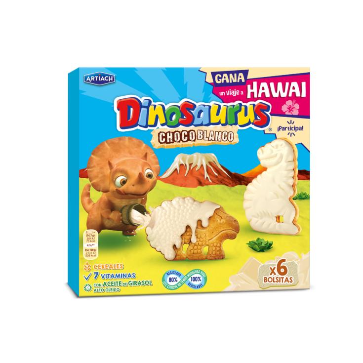 GALLETAS DINOSAURUS CHOCOBLANCO, 264G ARTIACH