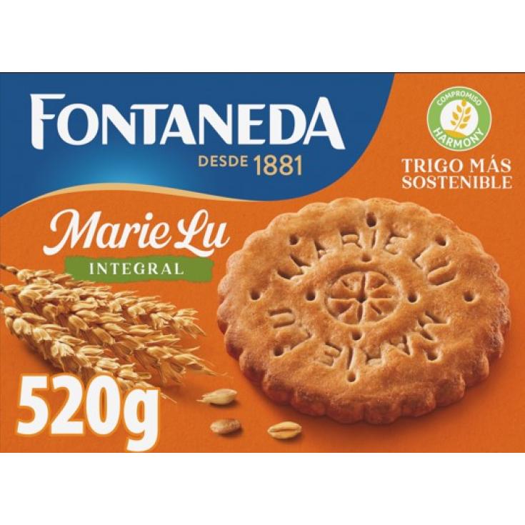 GALLETAS INTEGRALES MARIELU, 520G FONTANEDA