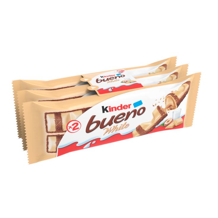 BARRITAS CHOCO BLANCO, PACK 3 KINDER BUENO