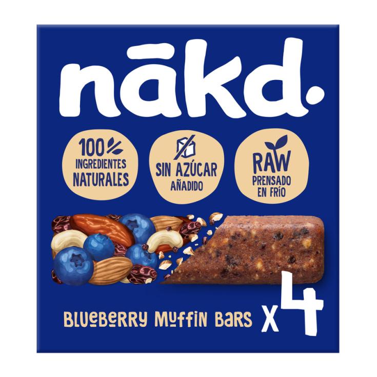 BLUEBERRY BARRITAS FR SECOS 4UND, 140G NAKD