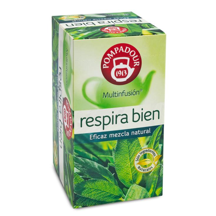 INFUSION RESPIRA BIEN, 20 SOBRES POMPADOUR