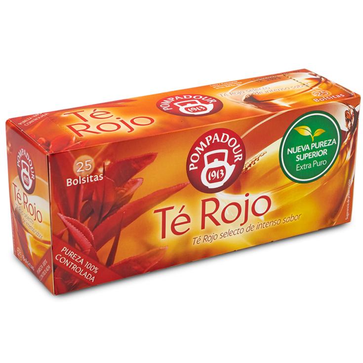 TE ROJO, 25 SOBRES POMPADOUR