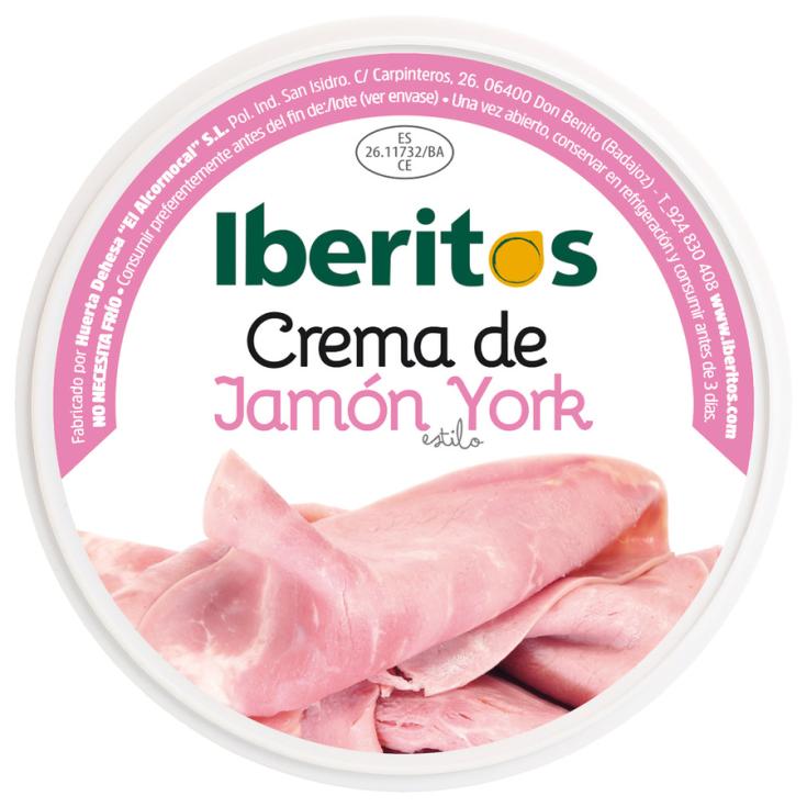 CREMA DE JAMON YORK, 250G IBERITOS