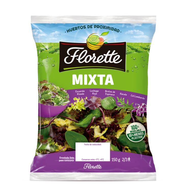 ENSALADA MIXTA, 150G FLORETTE