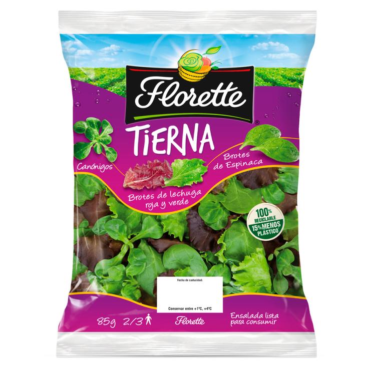 ENSALADA TIERNA , 85G FLORETTE