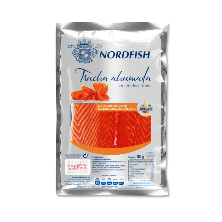 TRUCHA AHUMADA, 100G NORDFISH