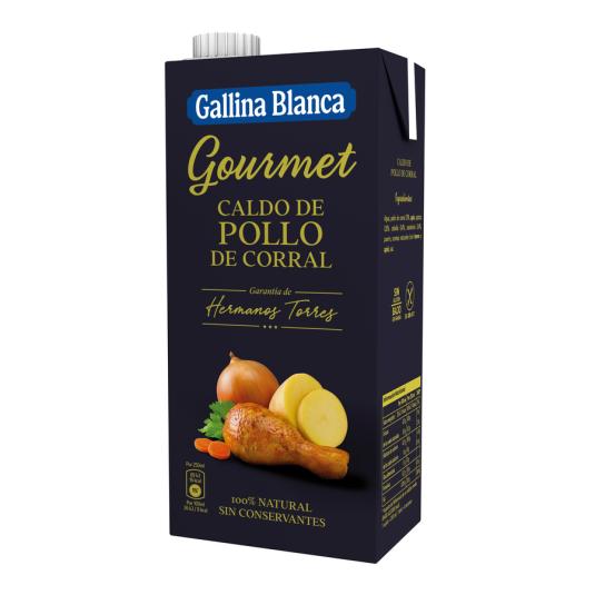 CALDO DE POLLO GOURMET, 1L GALLINA BLANCA