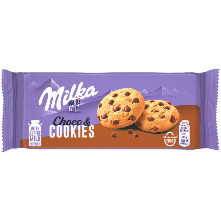 GALLETAS CON CHOCOLATE, 135G MILKA