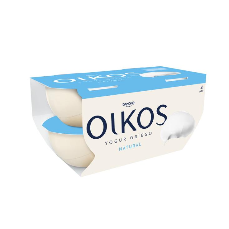 YOGUR GRIEGO NATURAL, 4X115GR OIKOS